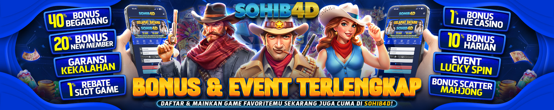 Sohib4d Promo, Bonus & Event  banner PC